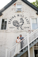 Stacey and Josh Spring Mill Cafe