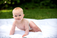 Catherine sitting up