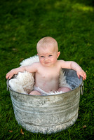 Catherine sitting up