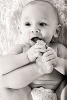 baby Tyler sitting up