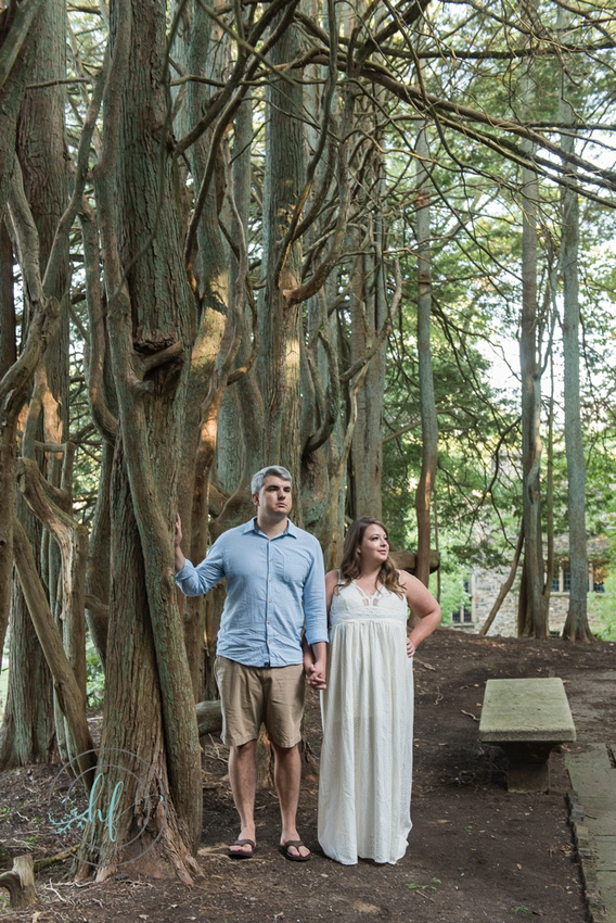 Parque Ridley Creek engagement photos